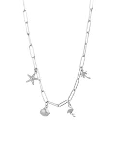 Ketting With Charms Zilver