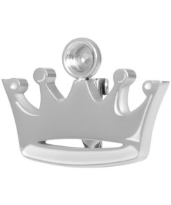Crown Brooch Top Part Zilver