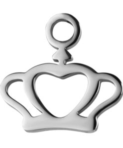 Charm Crown Zilver