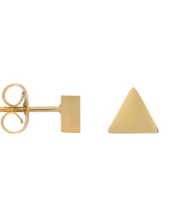 Ear Studs Abstract Triangle Goud