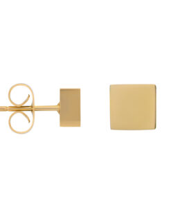 Ear Studs Abstract Square Goud