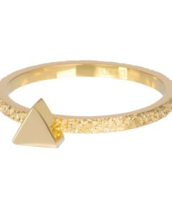 Abstract Triangle Goud 2mm
